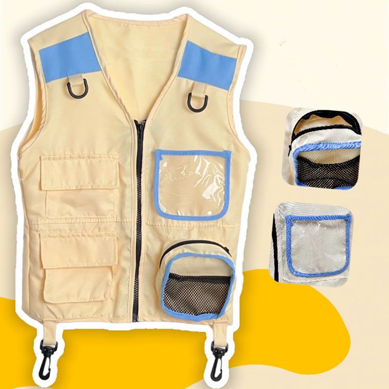 Outdoor Adventure Girl - Çocuk Explorer yelek oyna Pretend Cosplay