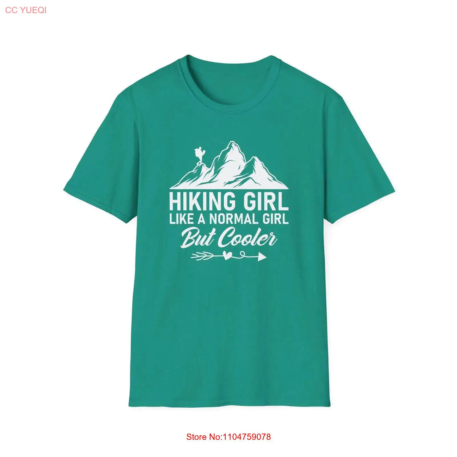 Outdoor Adventure Girl - Yürüyüşçü Kız Tişörtü Kamp Çadırı Açık