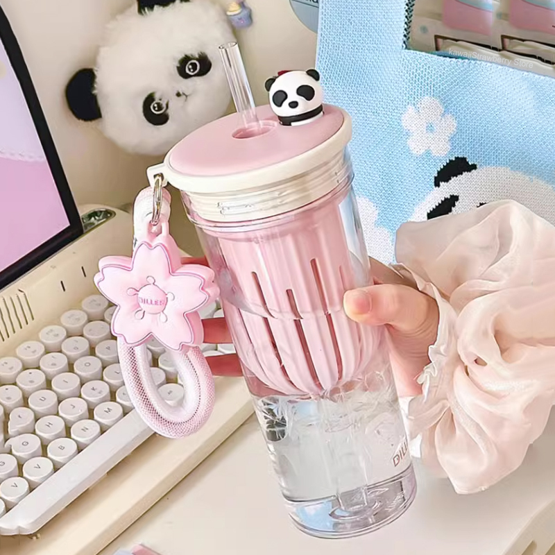 Water Filter Straw - 650ml Kawaii su filtreli şişe sevimli