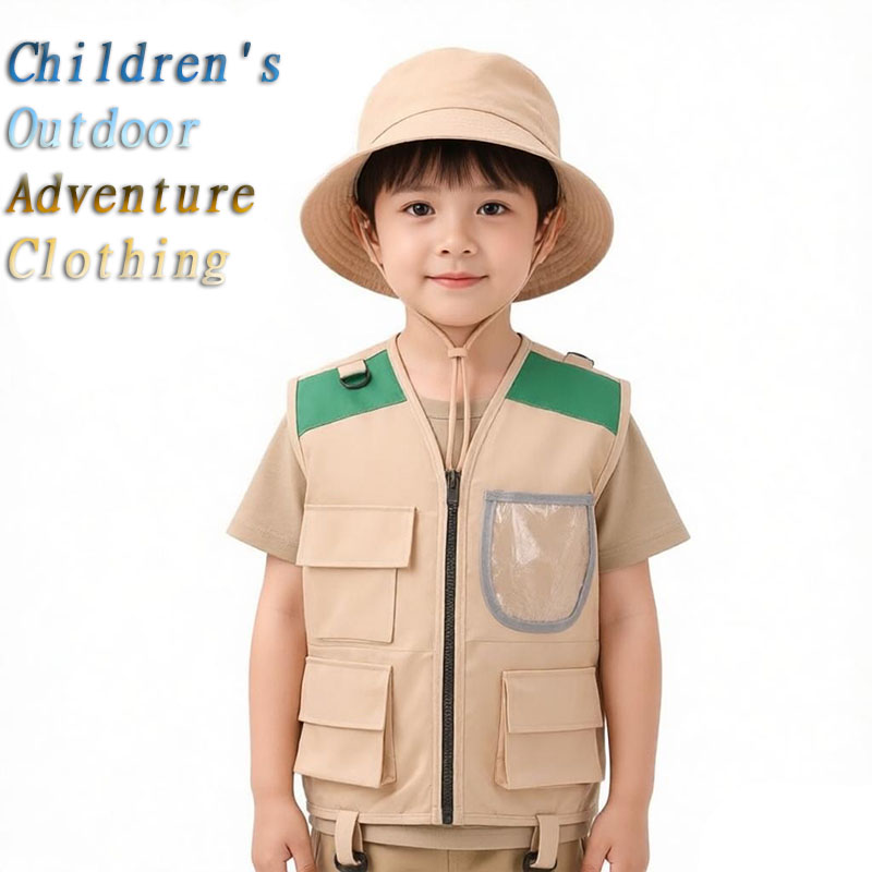 Outdoor Adventure Kit For Kids - 2026 Yeni Çocuk Kaşifi Şapka Yelek