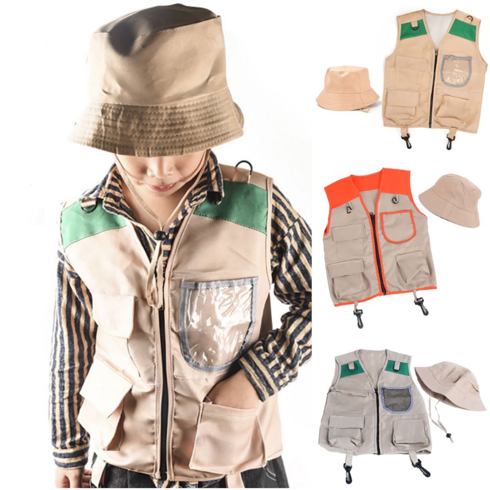 Outdoor Adventure Kit For Kids - Çok Renkli Çocuk Keşif Şapkası ve