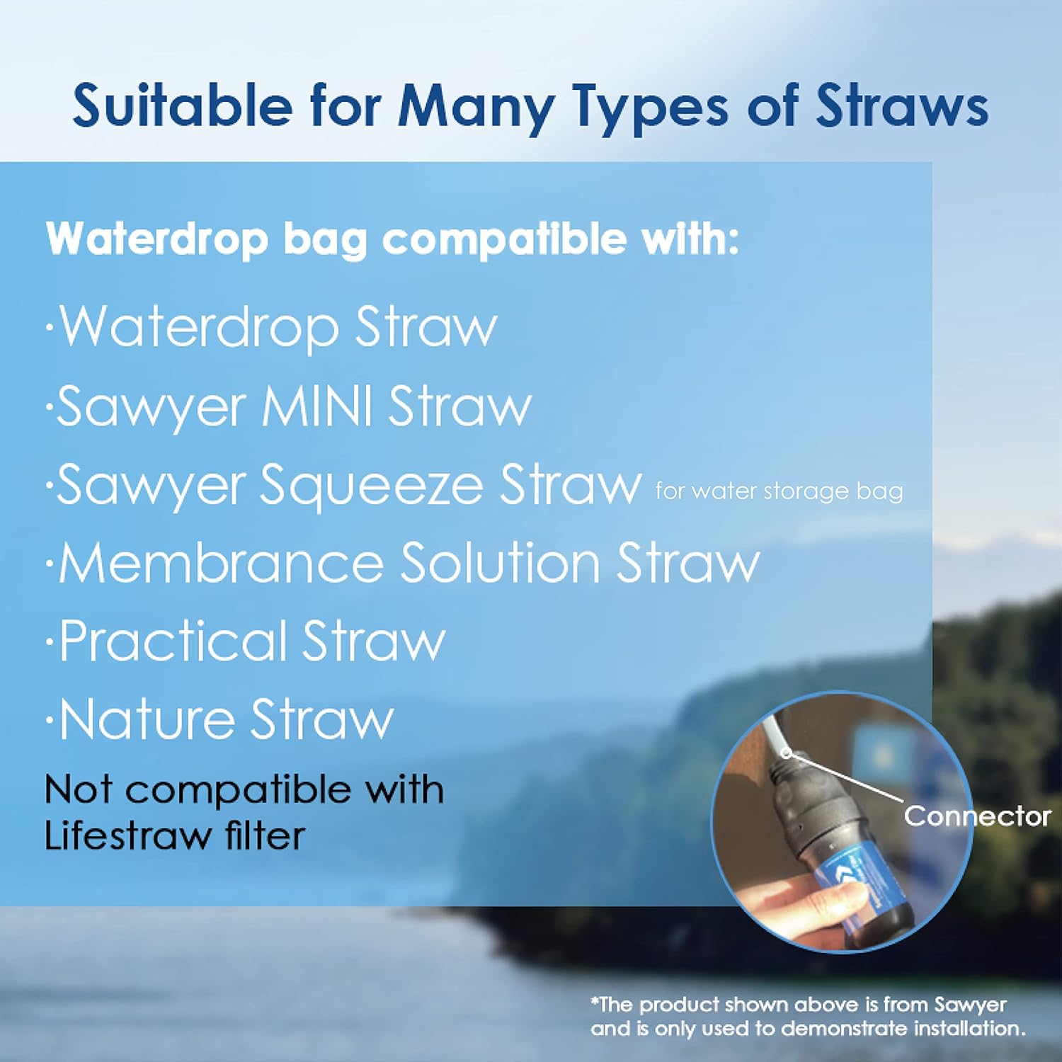 Waterdrop Gravity Su Torbası,  - Water Filter Straw incelemesi ve fiyatı