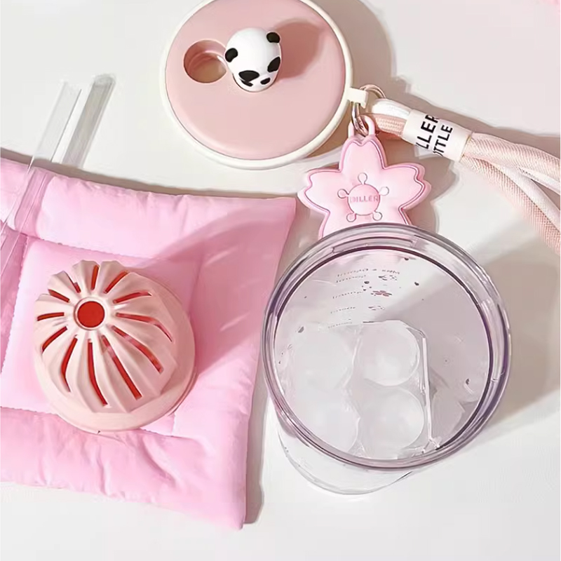 650ml Kawaii su filtreli şişe  - Water Filter Straw incelemesi ve fiyatı
